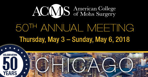 ACMS 50th Annual Meeting, May 3-6, 2018, Chicago